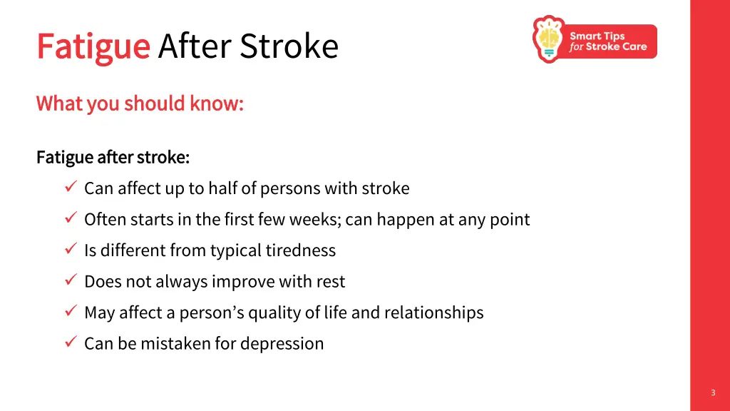 fatigue fatigue after stroke 1