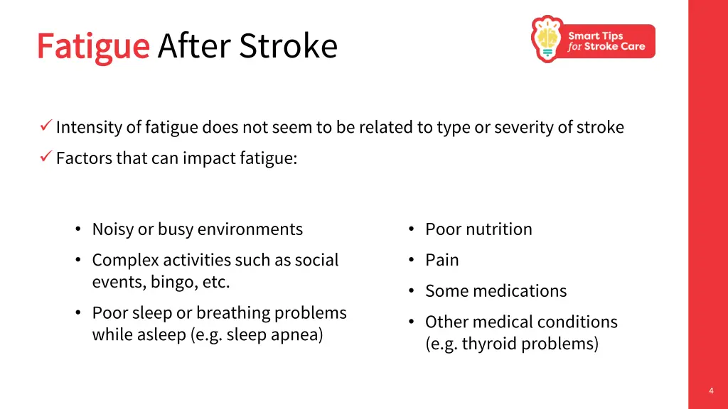fatigue fatigue after stroke 2