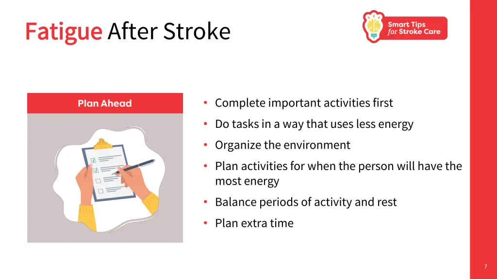 fatigue fatigue after stroke 5