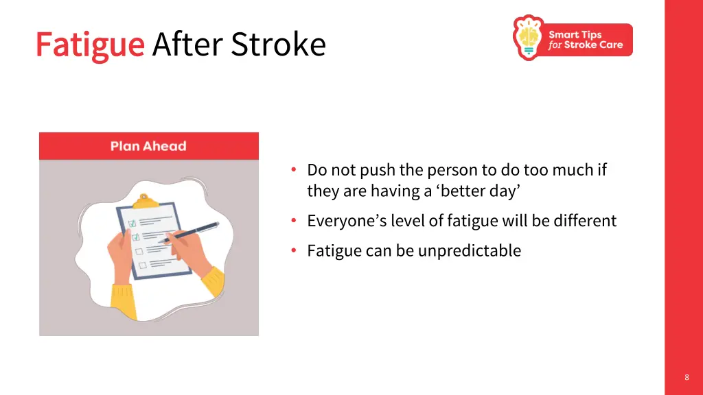 fatigue fatigue after stroke 6