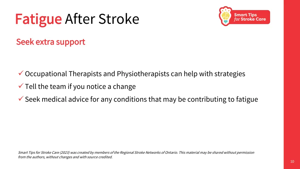 fatigue fatigue after stroke 8