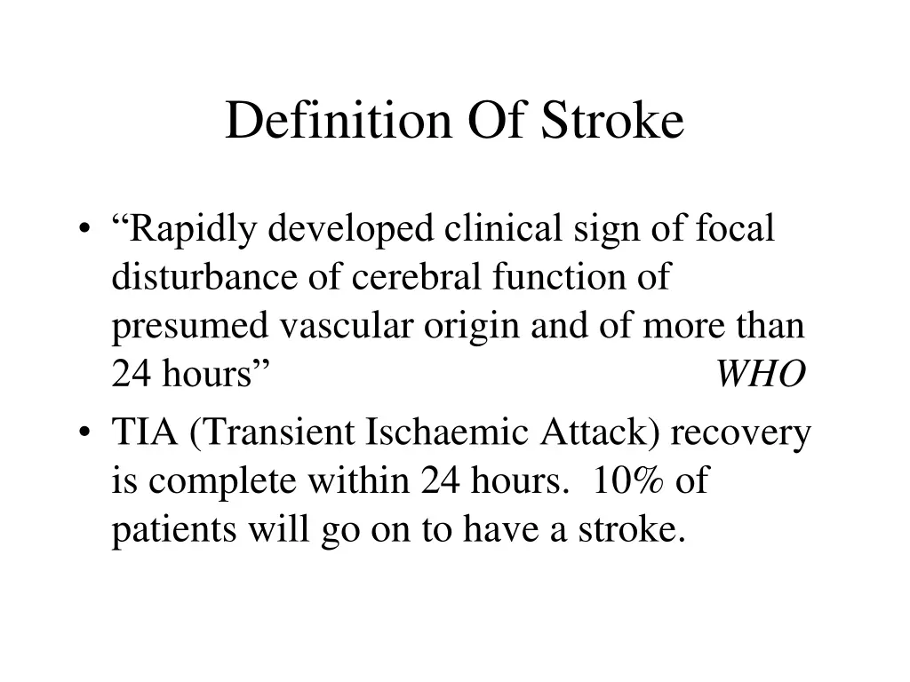 definition of stroke