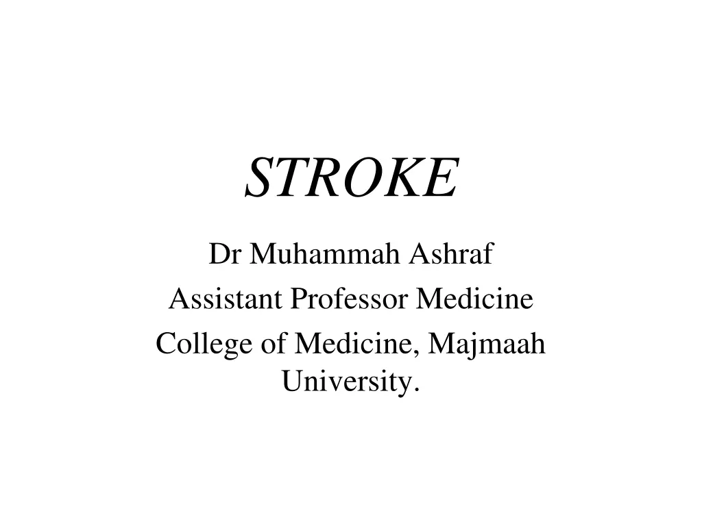 stroke