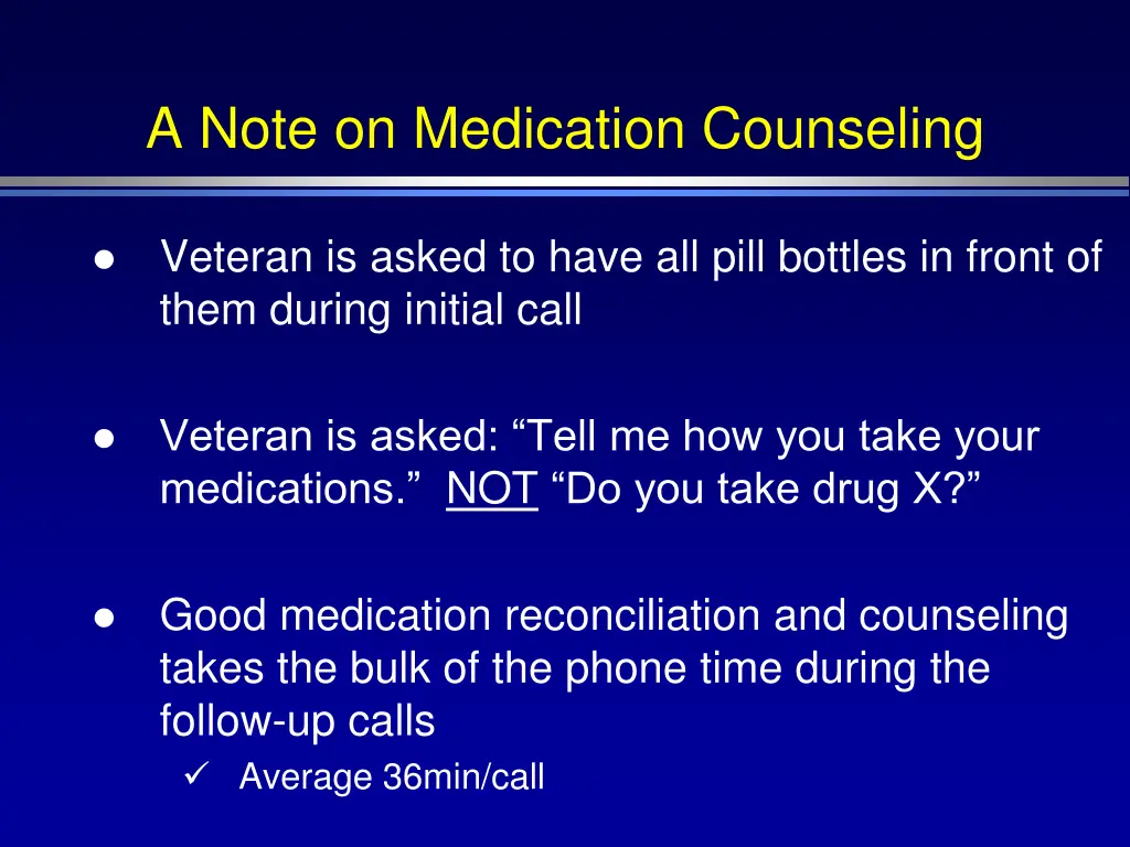 a note on medication counseling
