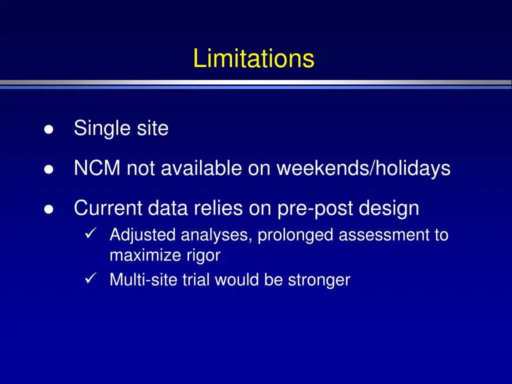 limitations