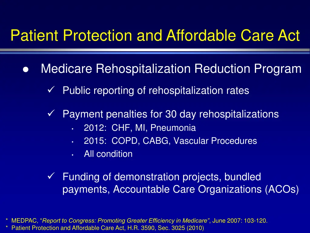 patient protection and affordable care act