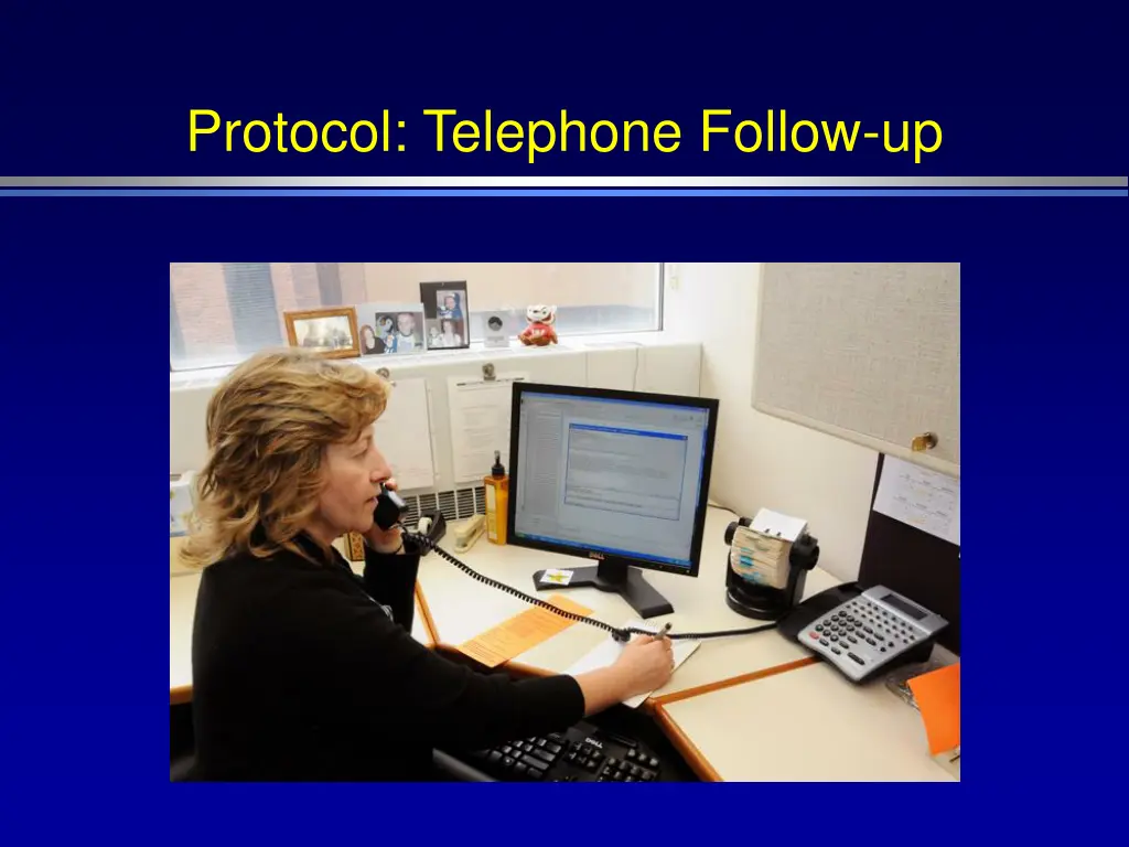 protocol telephone follow up