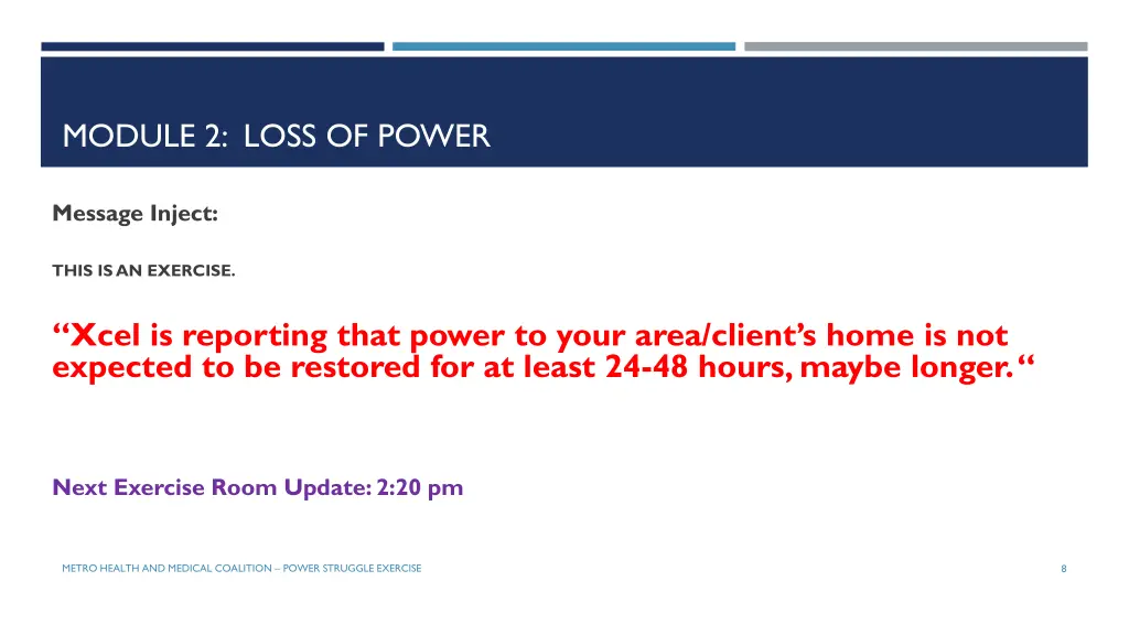 module 2 loss of power 1