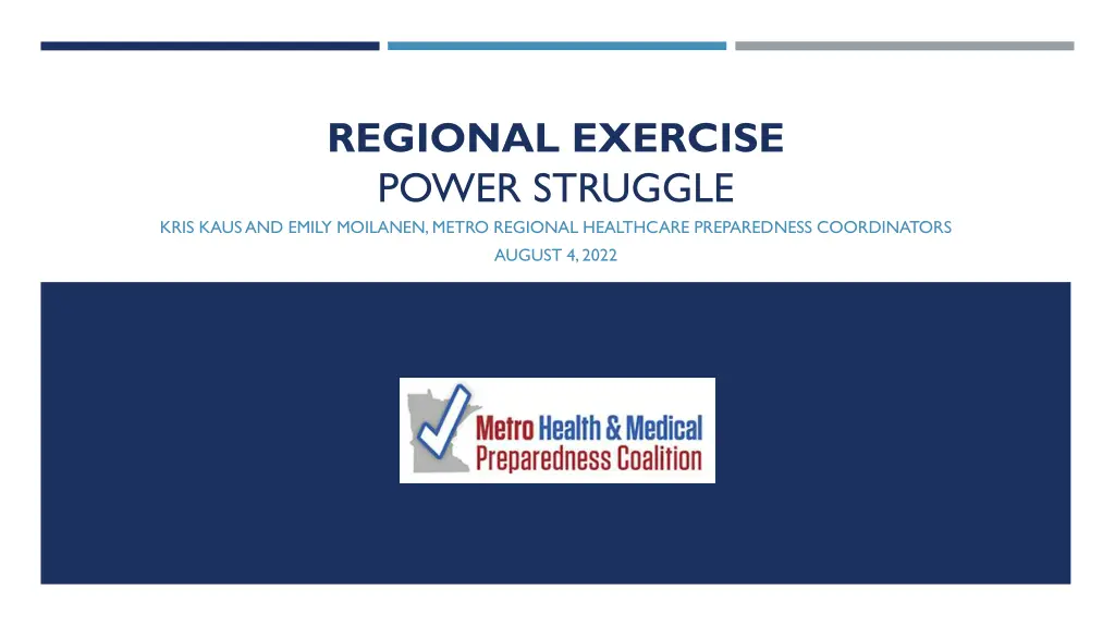 regional exercise power struggle kris kaus