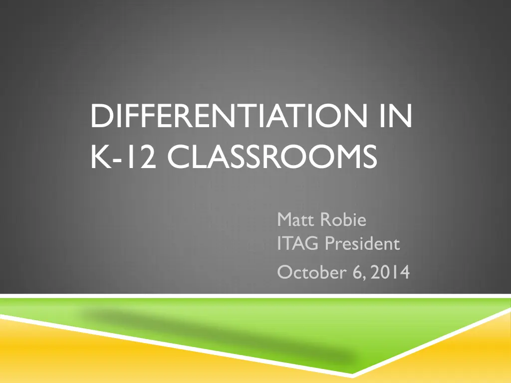 differentiation in k 12 classrooms