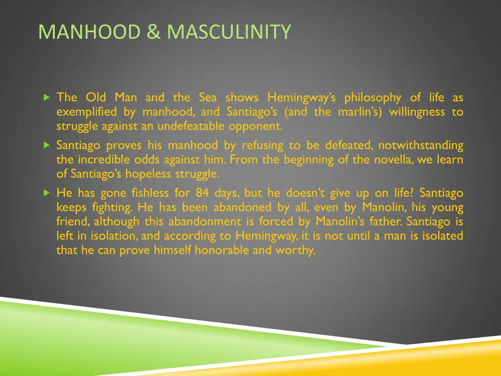 manhood masculinity