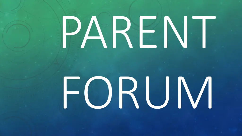 parent forum