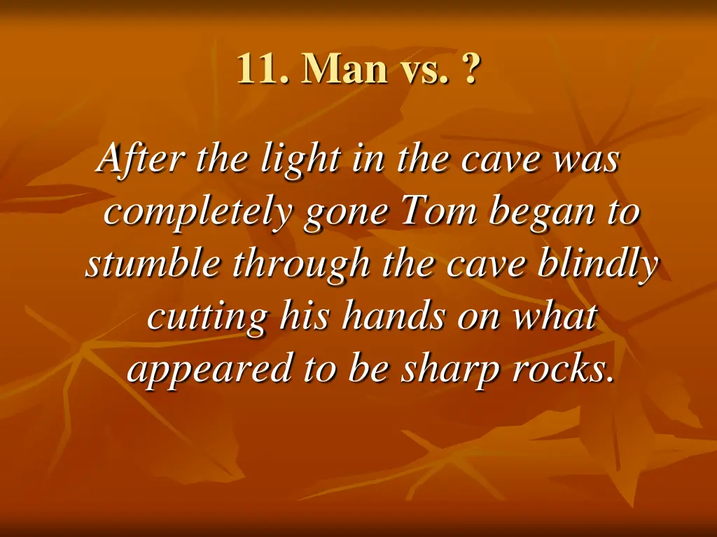 11 man vs