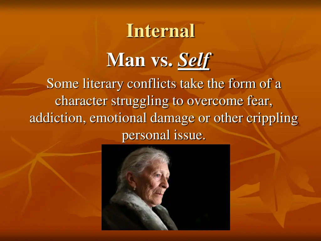 internal man vs self