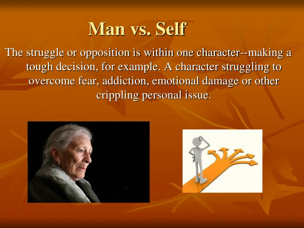 man vs self