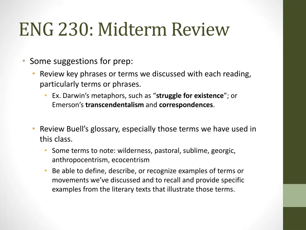 eng 230 midterm review 3