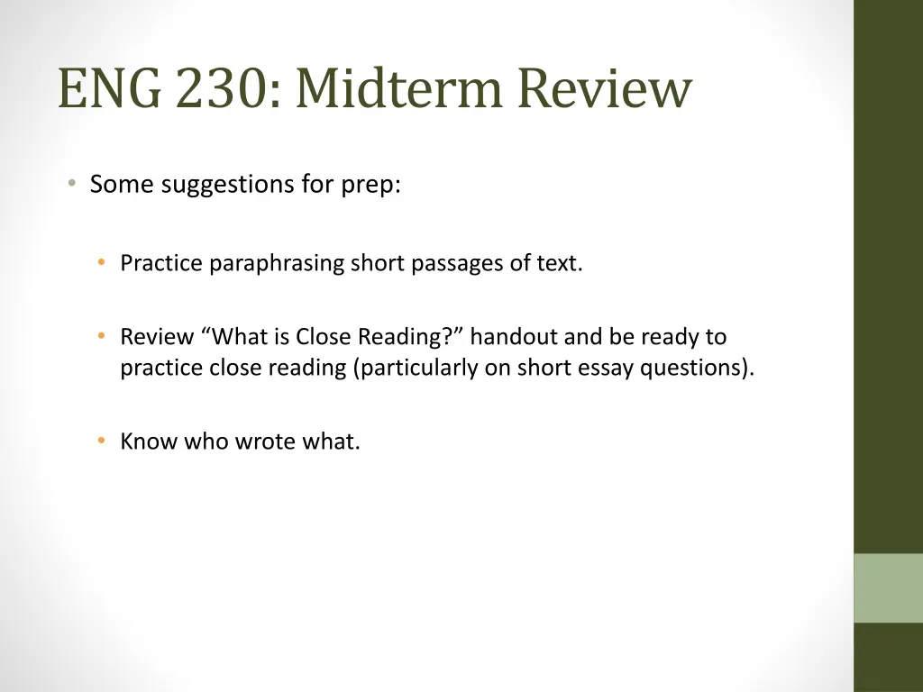 eng 230 midterm review 4