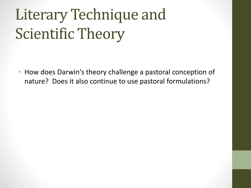 literary technique and scientific theory 3