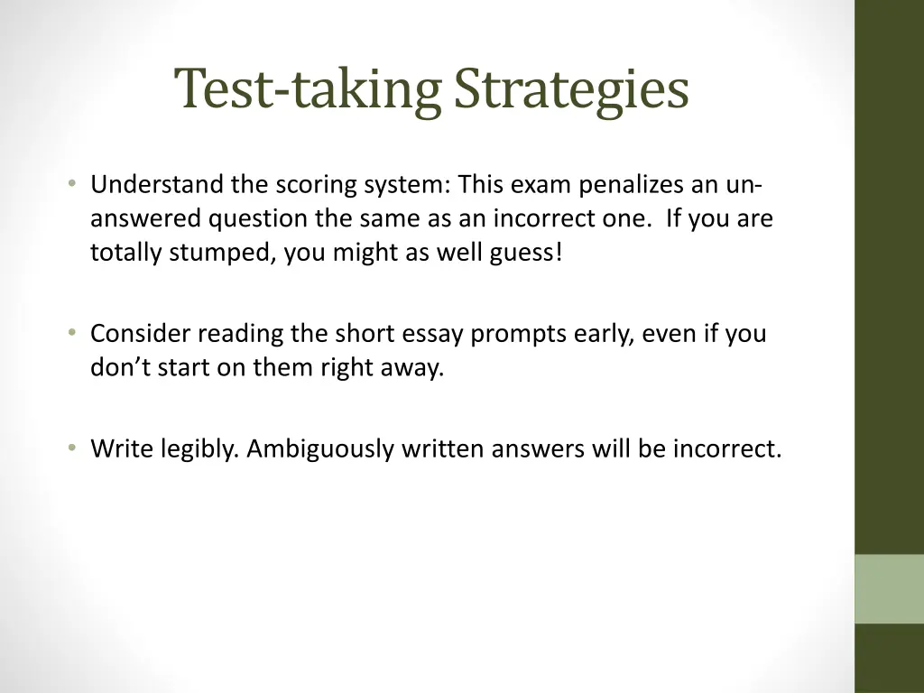 test taking strategies 1