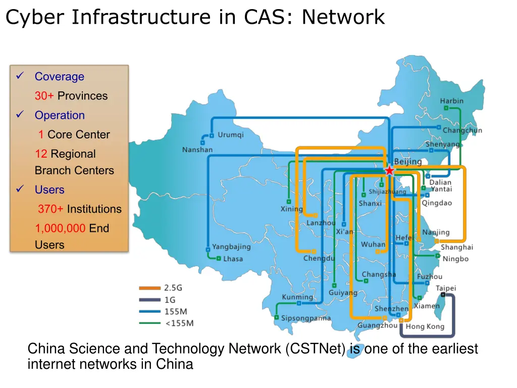 cyber infrastructure in cas network
