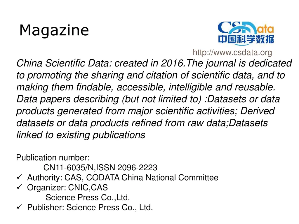 magazine