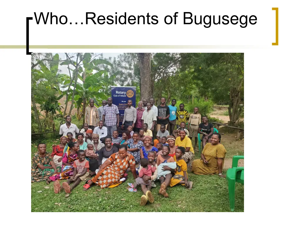 who residents of bugusege