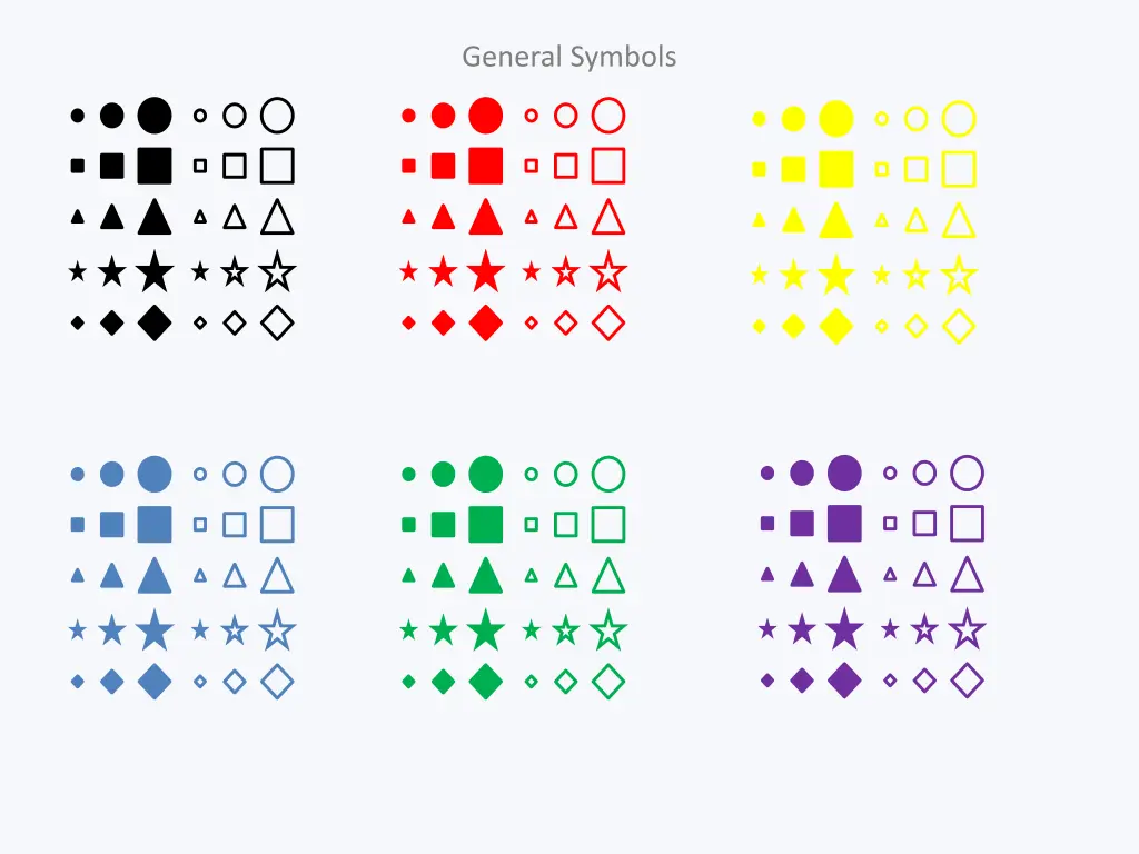 general symbols