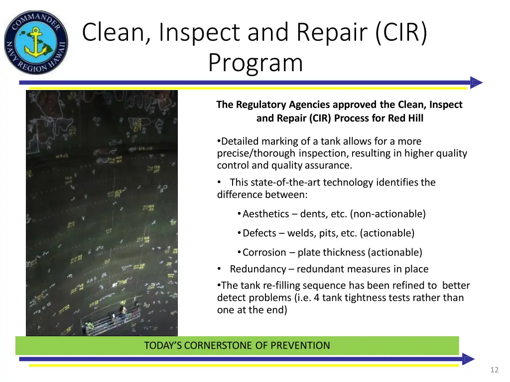 clean inspect and repair cir program