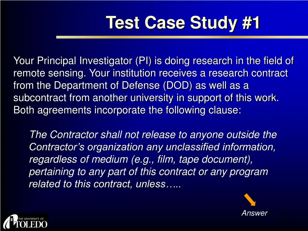 test case study 1