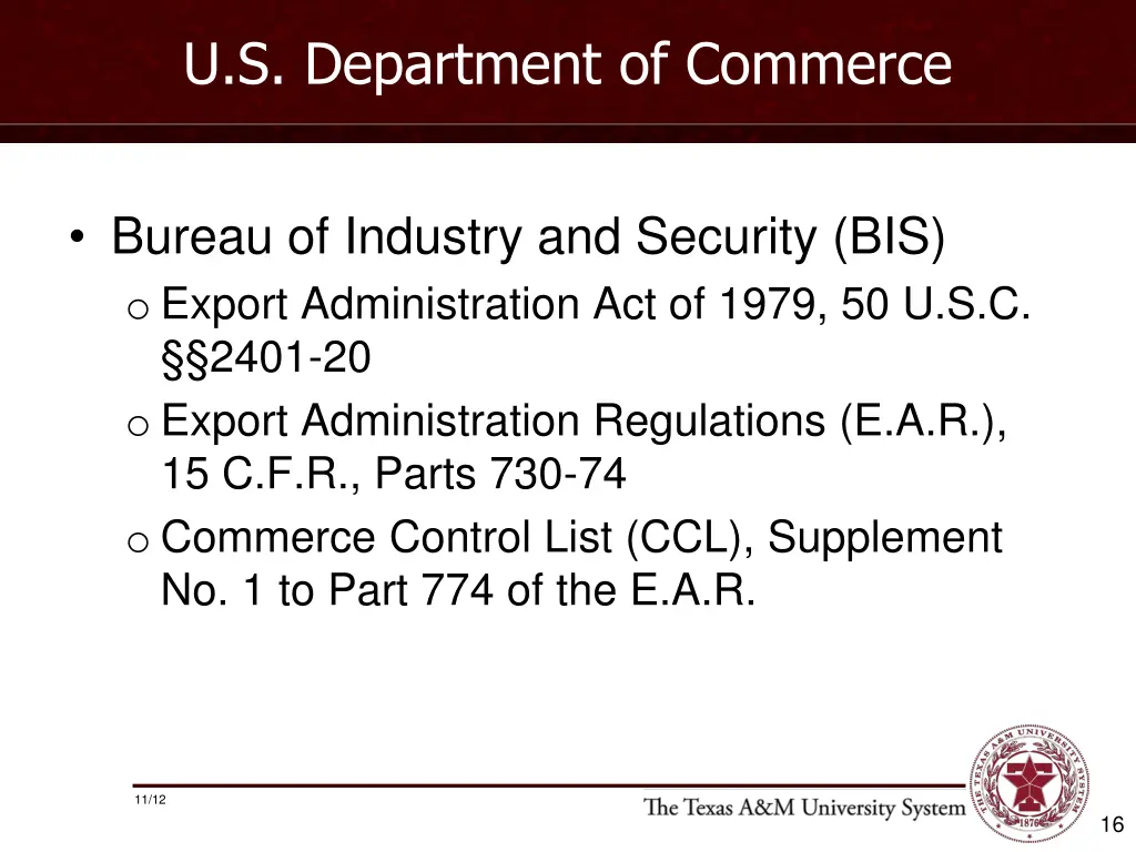 u s department of commerce
