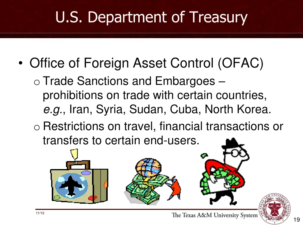 u s department of treasury