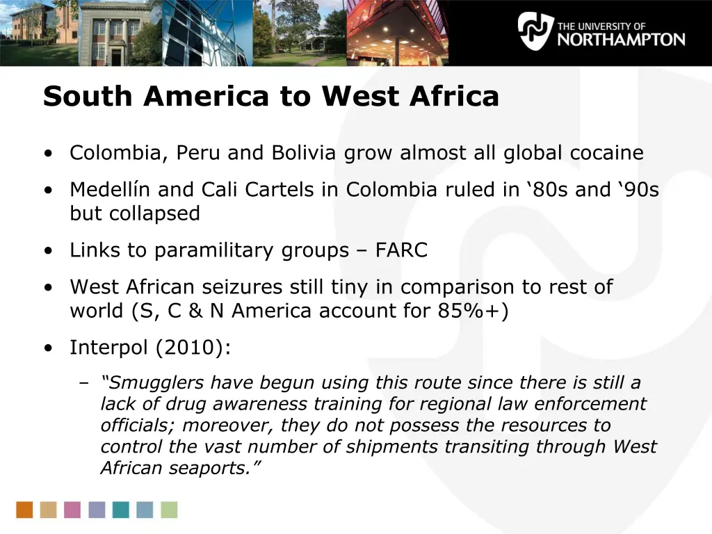 south america to west africa