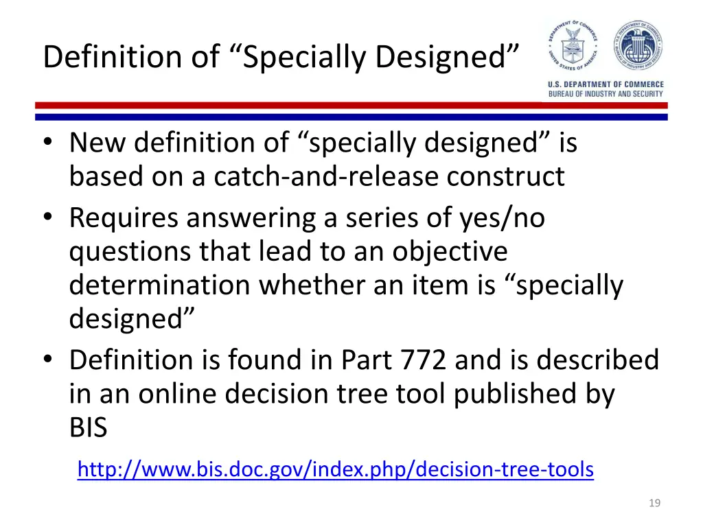 definition of specially designed