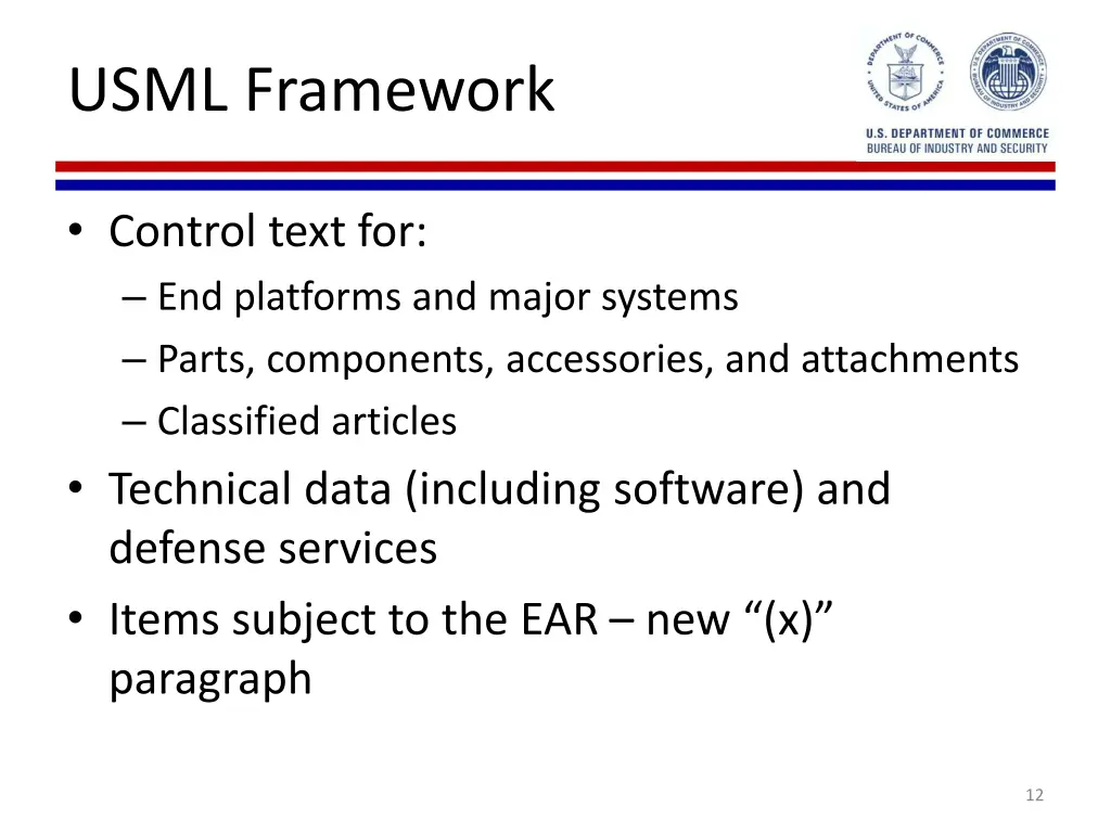 usml framework