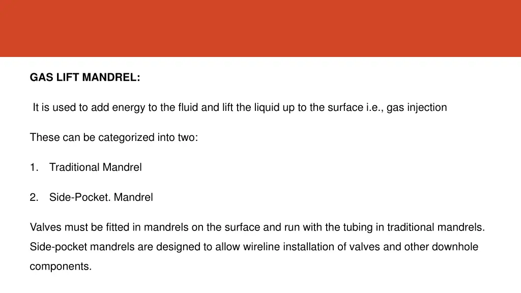 gas lift mandrel