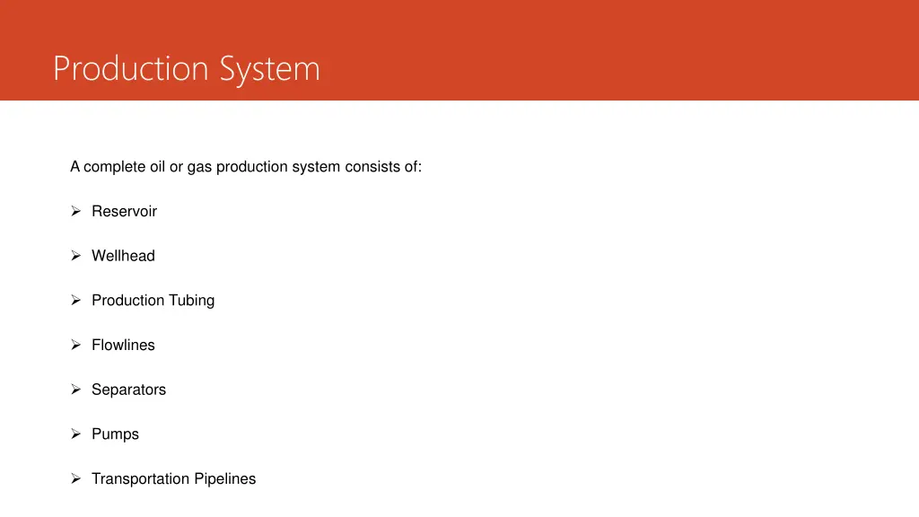 production system