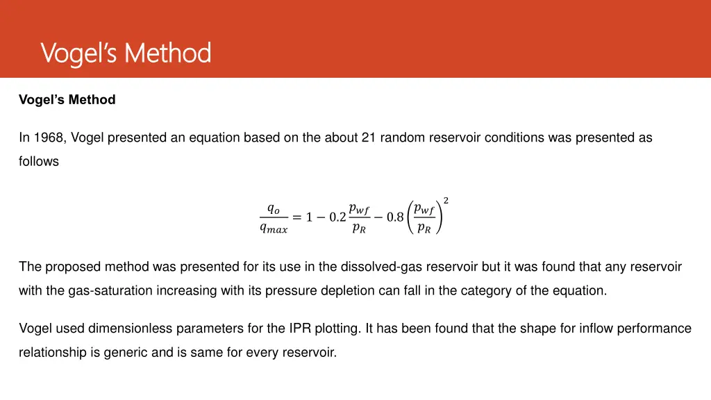 vogel s method vogel s method