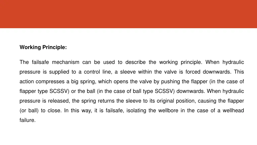 working principle