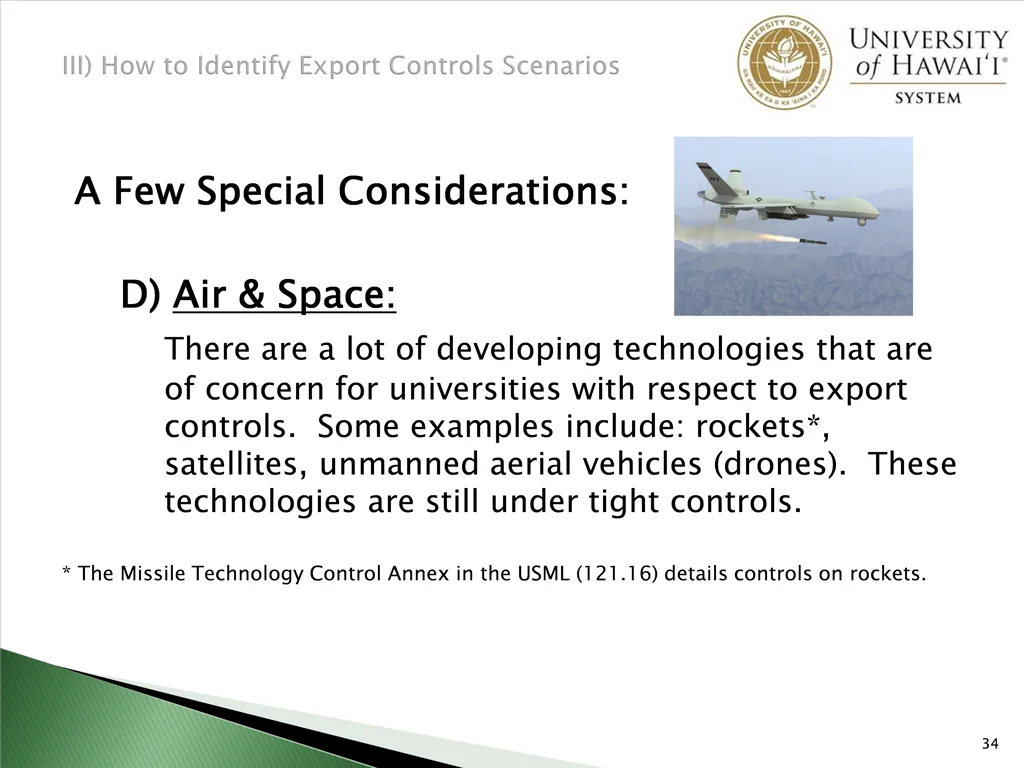 a few special considerations 4