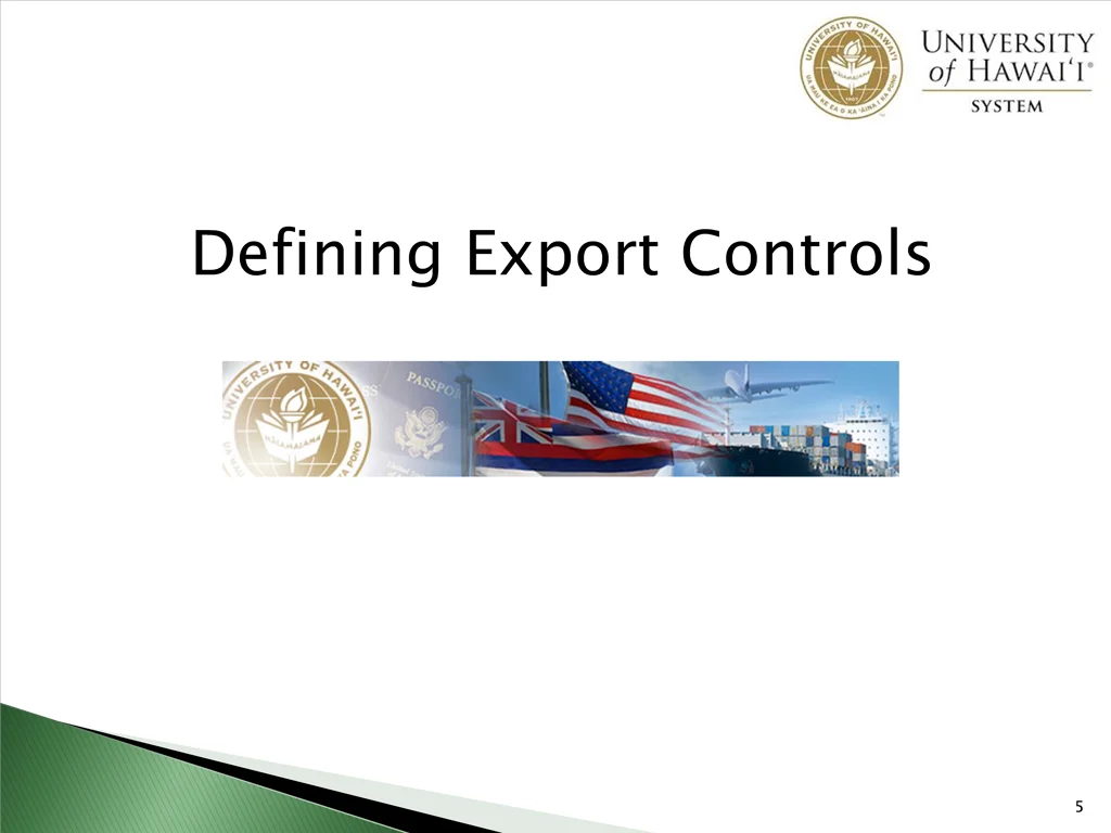 defining export controls