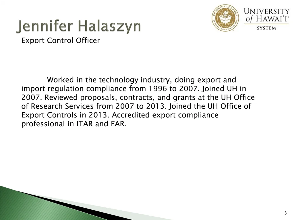 export control officer