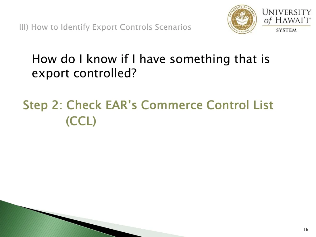 how do i know if i have something that is export 1