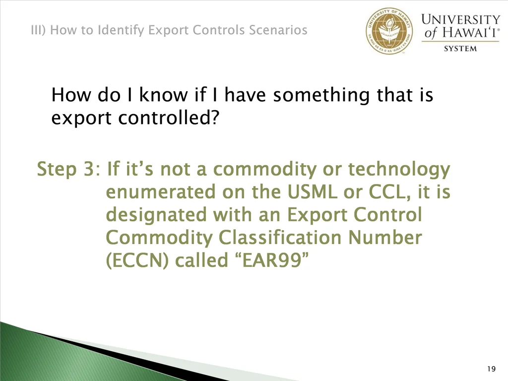 how do i know if i have something that is export 2