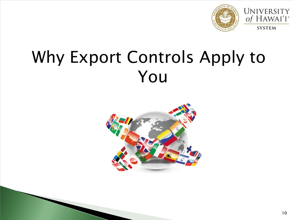 why export controls apply to you