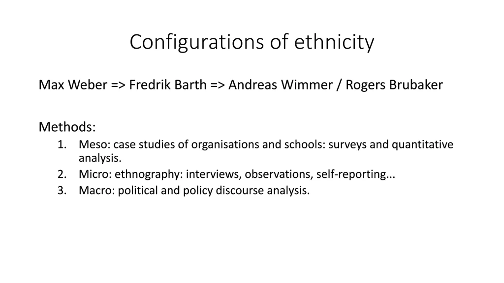 configurations of ethnicity 3