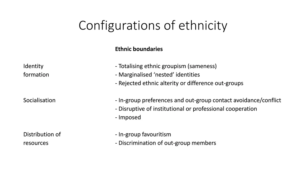 configurations of ethnicity 5