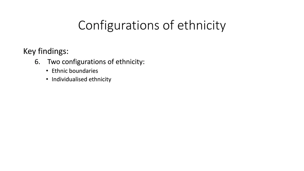 configurations of ethnicity 7