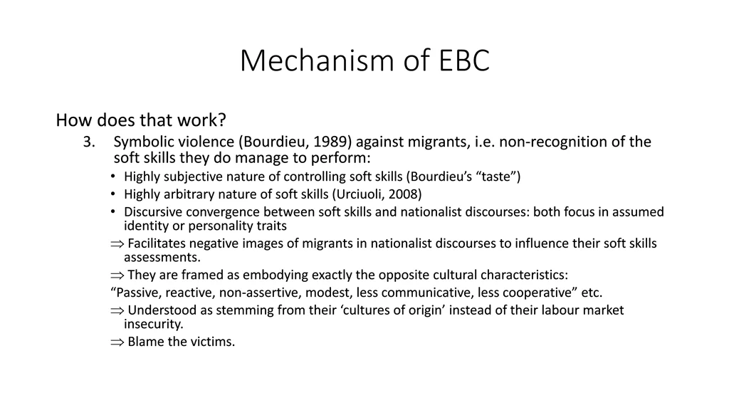 mechanism of ebc 11