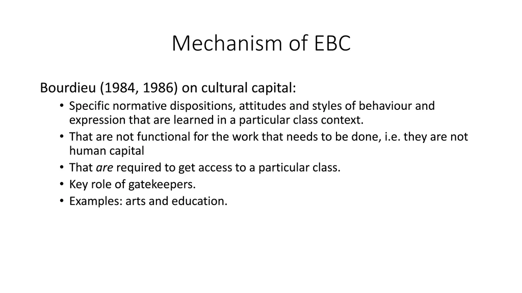 mechanism of ebc 3