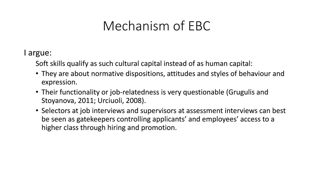 mechanism of ebc 4
